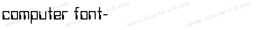 computer font字体转换